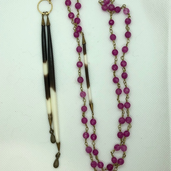 Porcupine Dangle Necklace - Picture 1 of 7